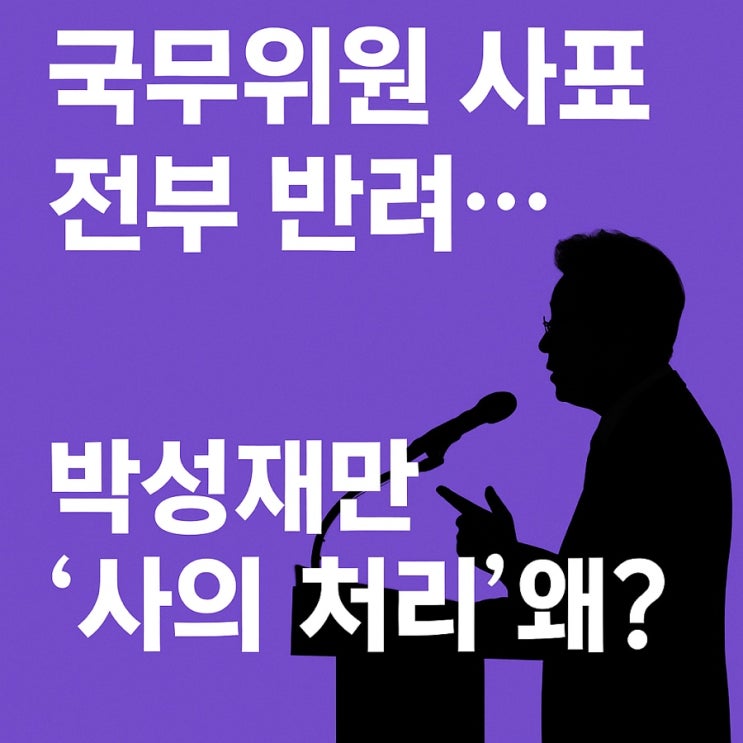 국무의원 전원 <b>사표</b> 중 단 1명만 사퇴…‘<b>박성재</b> 논란’ 결론은?