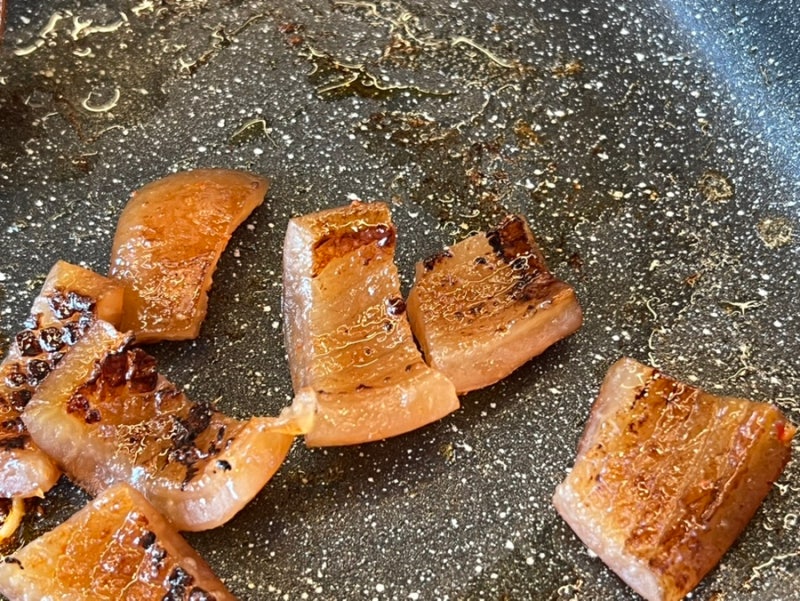 오랜만에 먹어보는 돼지껍데기 (칼로리, 콜라겐, 다이어트)