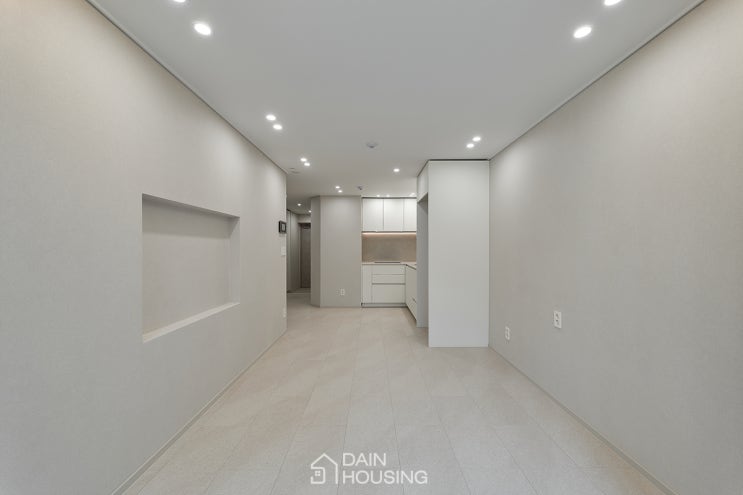 [용산구 인테리어] 이촌동 이촌코오롱 아파트 26평, 은은한 결과 따듯한 톤이 어우러진 그레이 인테리어