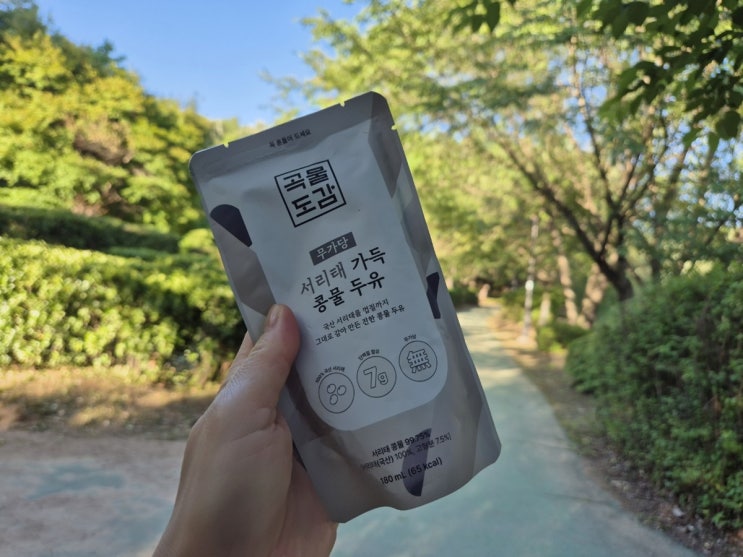  곡물도감 서리태두유 진한 서리태순수두유 콩국수도 OK