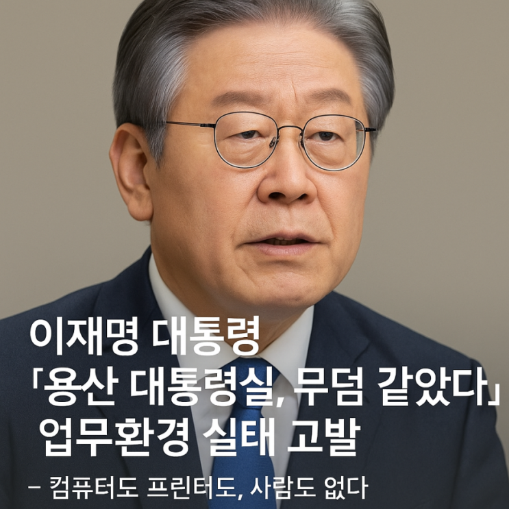 업무환경 실태 고발(첫 고위직 인선 발표, <b>김민석총리후보</b>)