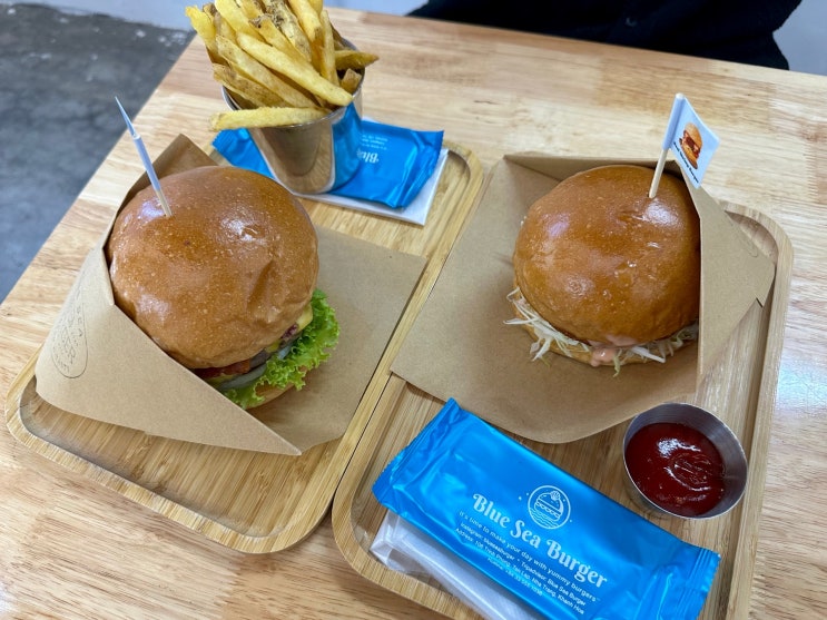 나트랑 햄버거 추천 블루 씨 버거 Blue Sea Buger 수제버거 맛집
