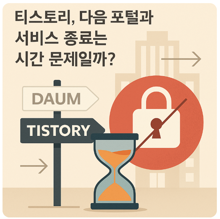  티스토리 다음 포털과, 서비스 종료는 시간 문제일까?