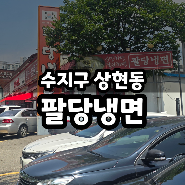  팔당냉면 수지광교 본점 비냉 물냉 맛집 솔직후기