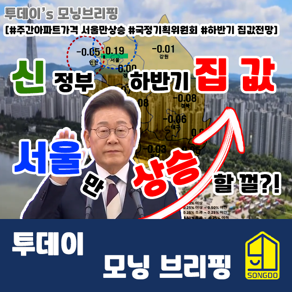 상승, <b>국정기획위원회 출범</b>, 새정부 출범 이후 하반기 집값... 
