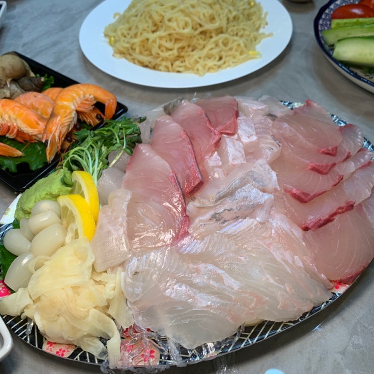  강릉 주문진 수산시장 해송횟집 양 많은 특선모둠회 리뷰