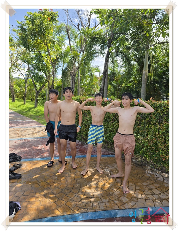   필리핀 잉글홈 유학생들의 특별한 하루!  워터파크 다녀왔어요