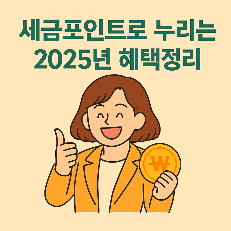  세금포인트로 제주·서울 할인받기! 2025 혜택 총정리