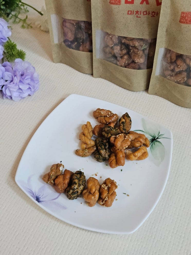  맛있게 즐길 수 있는 옛날과자 미친마화 미니 꽈배기 과자 5가지맛