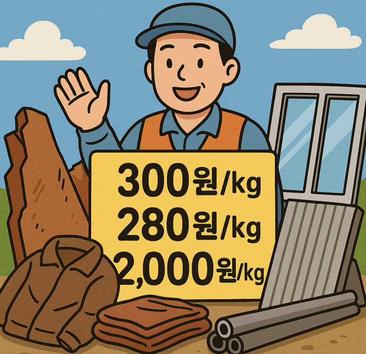  이번주 (2025년06월09일) 고물시세·고철시세·알루미늄시세 알려드려요 <양평고물상 명성철재·고물>