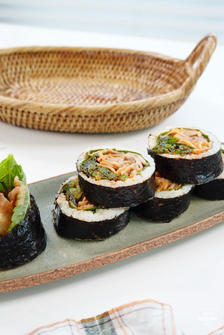 편스토랑 <b>이정현</b> 대패쪽파김밥... 만드는법 파김치<b>요리</b>