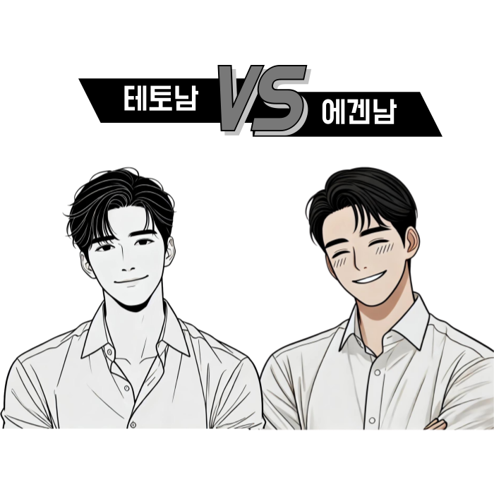  테토남 뜻 특징 에겐남 뜻 종결판