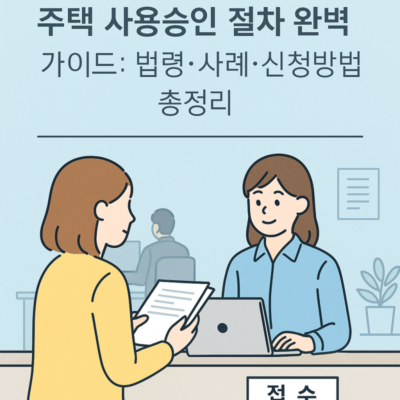 주택 사용승인 절차 완벽 가이드: 법령·사례·신청방법 총정리