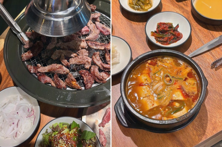  [맛집리뷰] 담가화로구이 대전둔산점, 이베리코 돼지고기의 진수와 푸짐한 식사 - 둔산동맛집