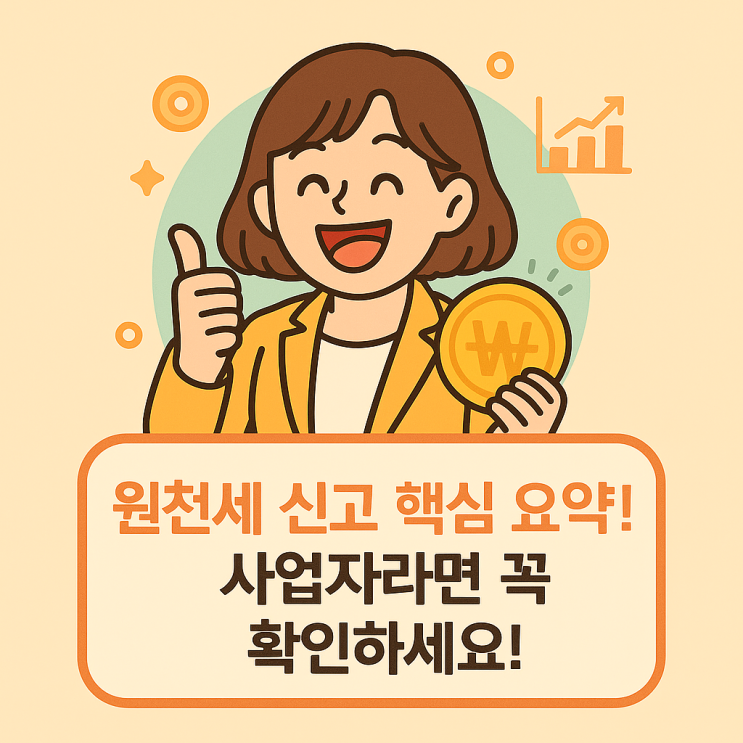  원천세 신고? 사업자라면 꼭 알아야 할 세금 팁!