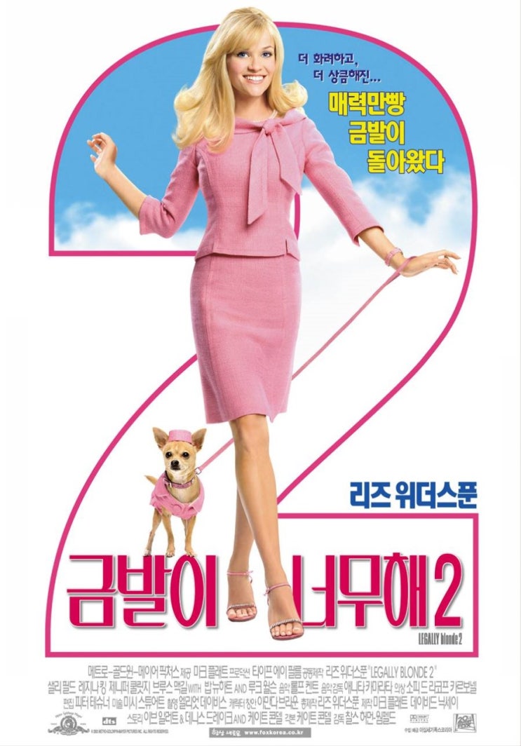  영화 금발이 너무해 2 (Legally Blonde 2: Red, White & Blonde 2003)