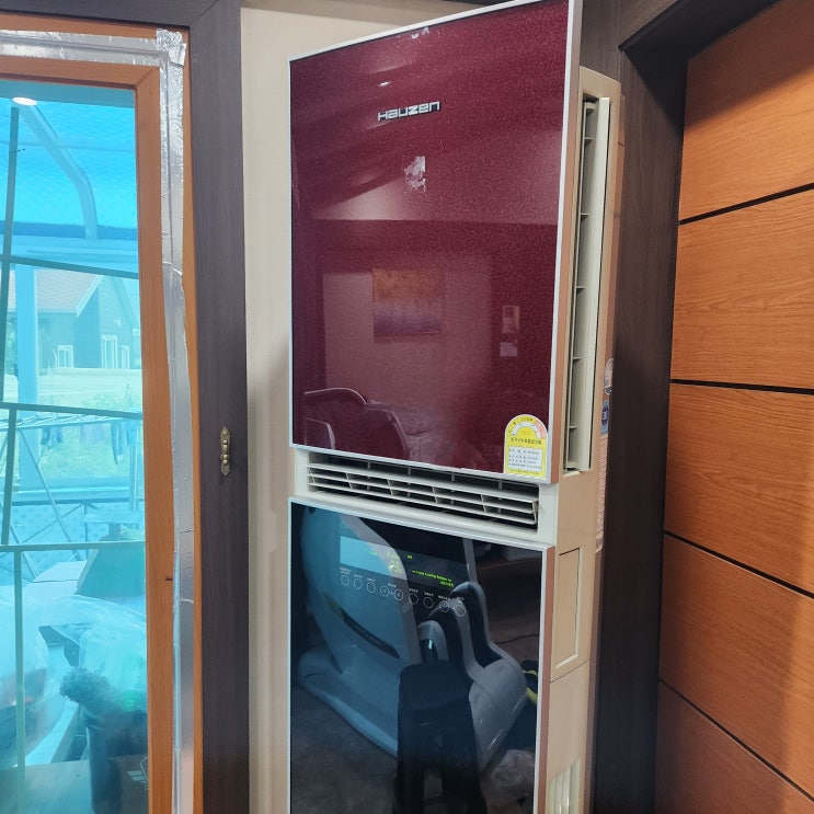  창원에어컨청소, 삼성 스탠드에어컨 공기청정기 필터청소, 정기관리