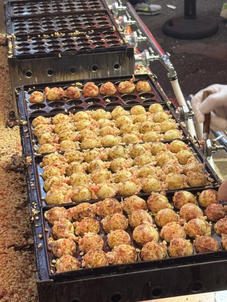  타코야끼 쥬하치방 도톤보리점 방문 후기