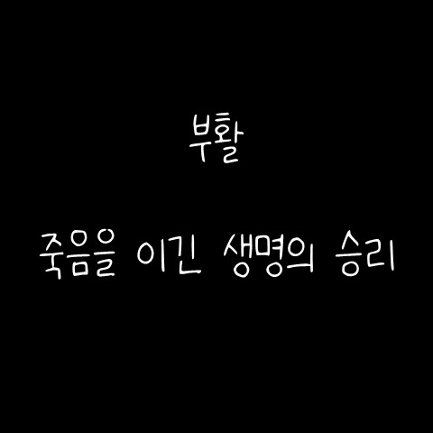  부활 – 죽음을 이긴 생명의 승리