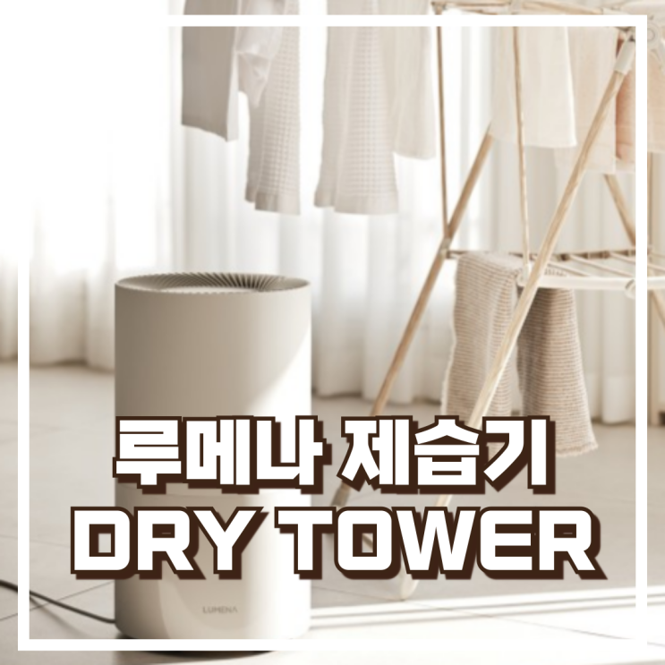  루메나 오브제 제습기 DRY TOWER 장마철 건조 리뷰, 혜택가