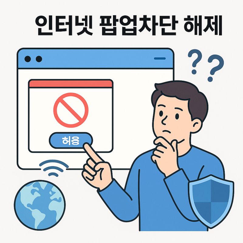 인터넷 팝업차단 해제 방법 (2025 최신 가이드)