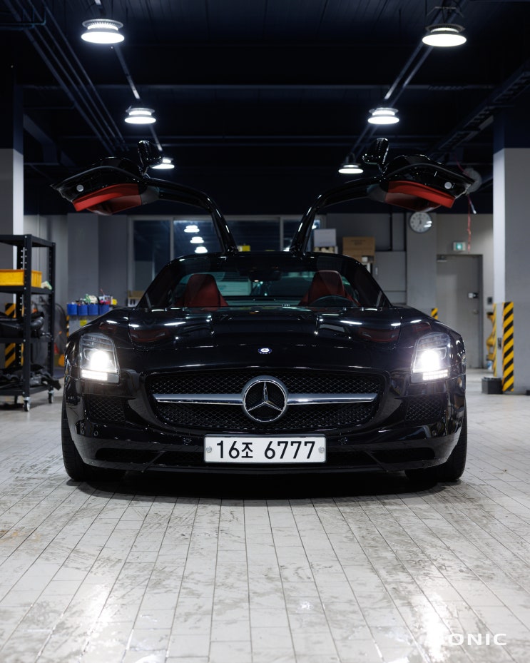  벤츠 SLS AMG 아크라포빅 머플러 장착기 (가변머플러 + 경량 효과까지)