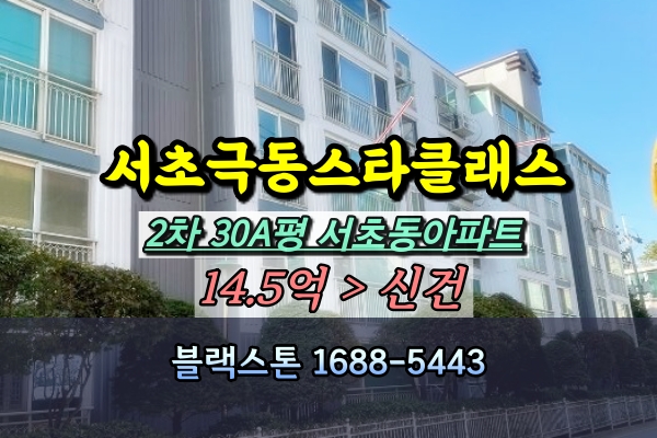  서초극동스타클래스 2차 경매 30A평 [2024타경5630]