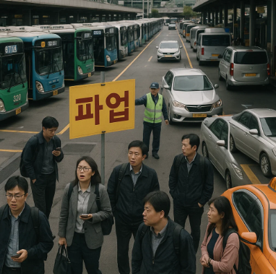 광주 <b>시내버스</b> 노조 전면 <b>파업</b> 돌입…광주시 비상수송대책... 
