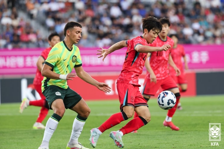 <b>U-22 대표팀</b>, 호주와 친선경기에서 0-0 무승부