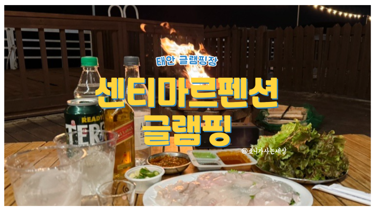태안 센티마르펜션 글램핑 오션뷰 대만족