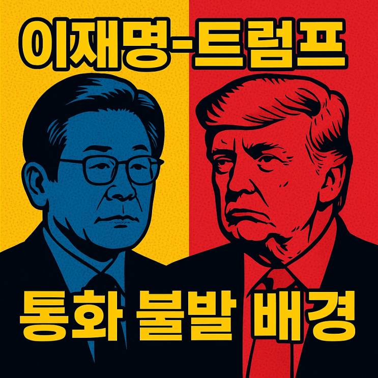 이재명 <b>트럼프 통화</b> 불발 배경