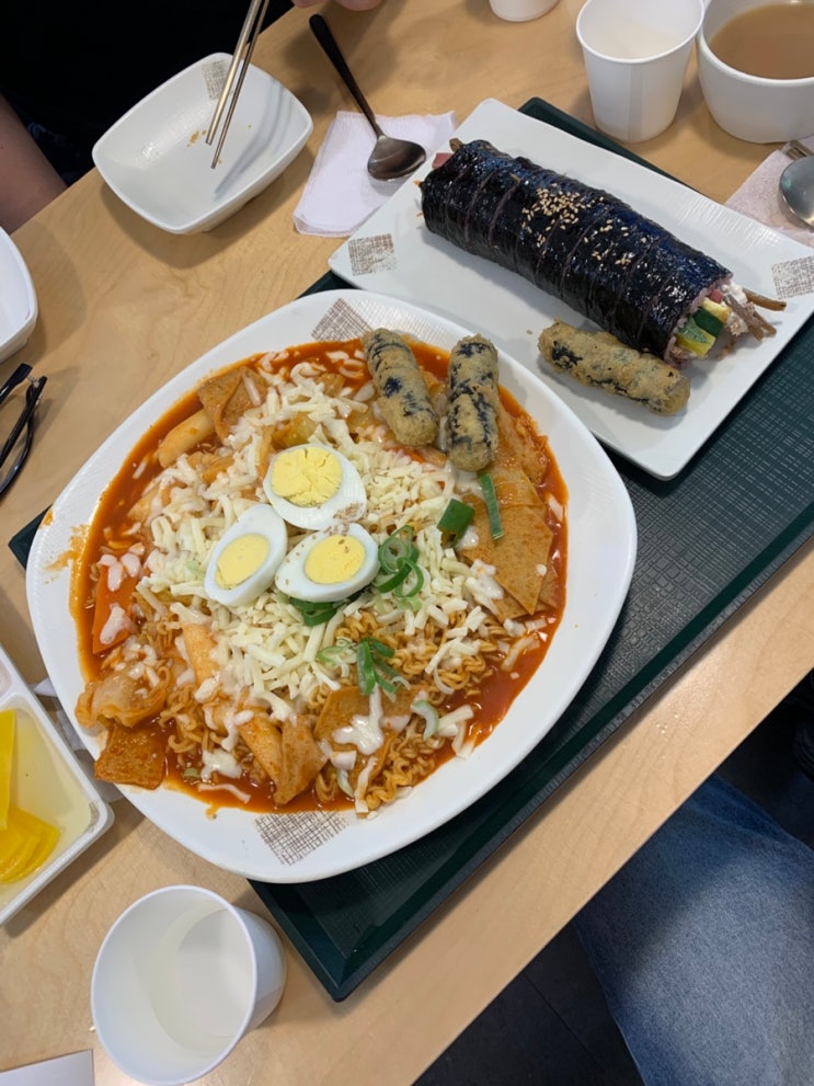  고대생추천 안암역 맛집 :) 고른햇살 치즈라볶이와 참치김밥