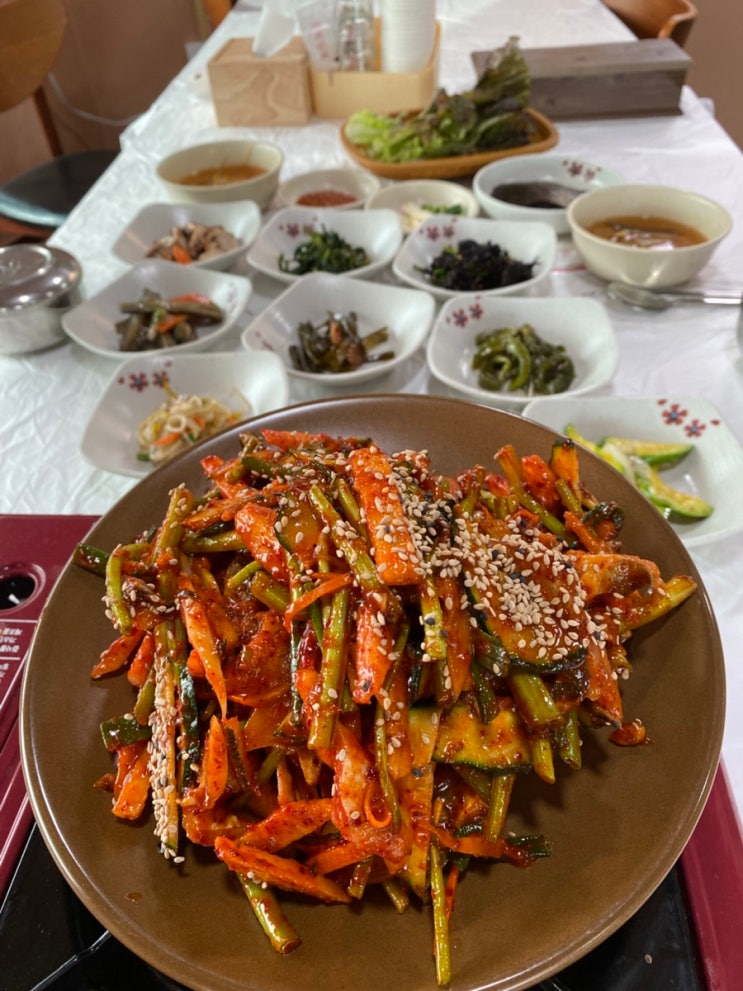  웅포맛집 익산 길손식당 웅포캠핑장 웅포컨트리클럽 근처밥집 어른들은 한번씩 맛 본 우어회 추천받은 익산현지인맛집