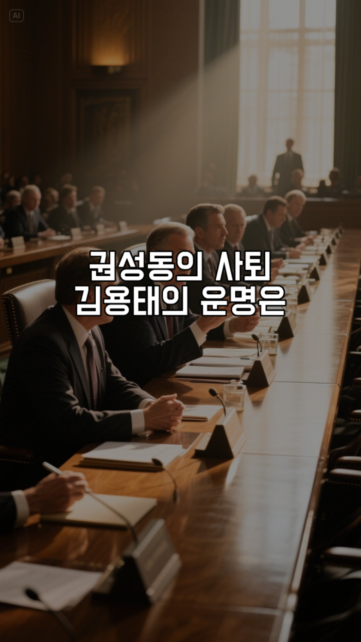 권성동의 사퇴, <b>김용태</b>의 운명은?
