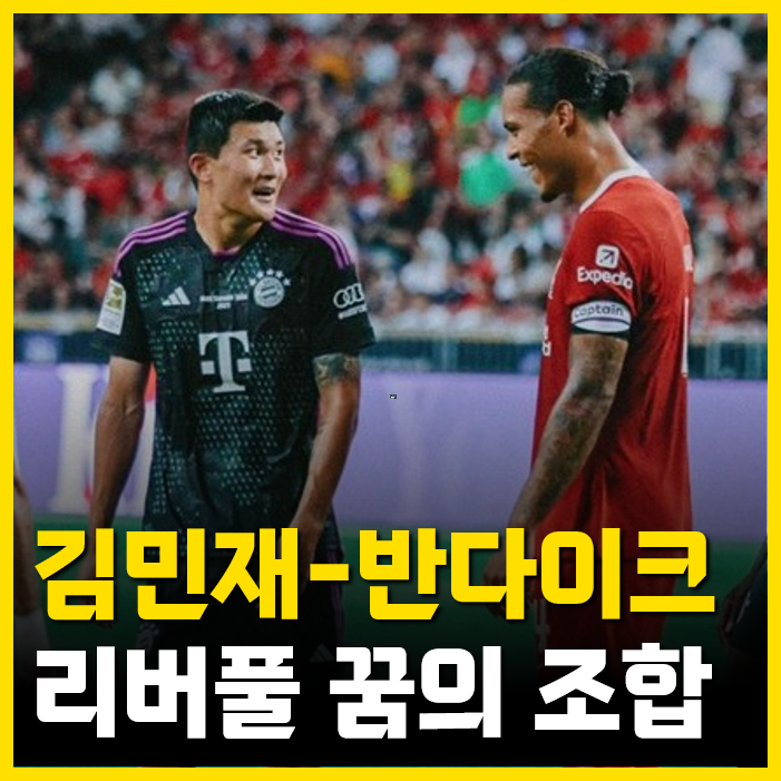 '김민재 - 반다이크' 미쳤다! <b>김민재 리버풀 이적설</b> 나오는 이유?