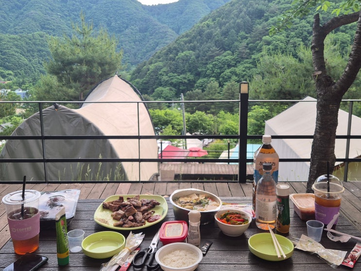 가평글램핑 가평카라반 모두 가능 명지계곡 앞 명지산카라반글램핑 오페라하우스13 숙박후기
