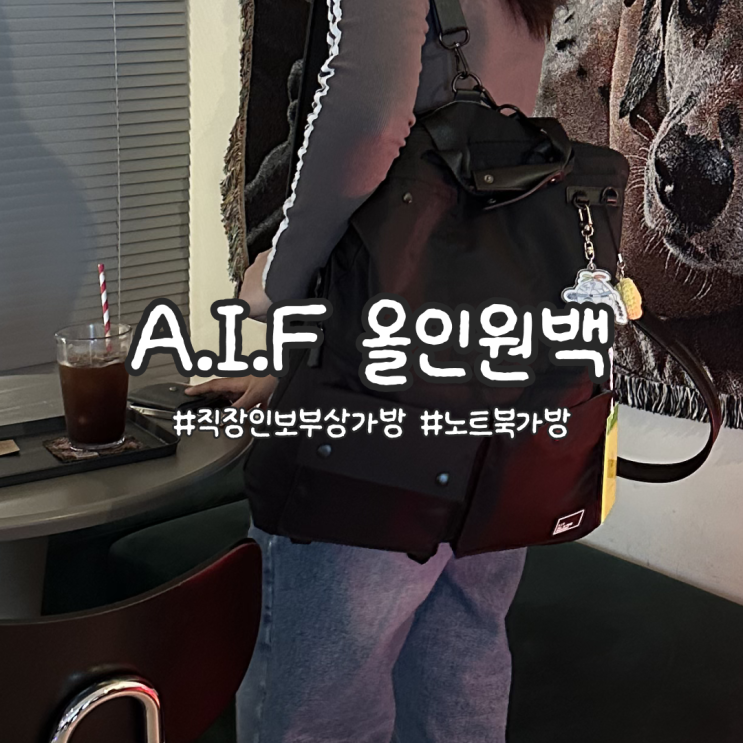  직장인 보부상 노트북 가방 멀티기능백 AIF올인원백 후기