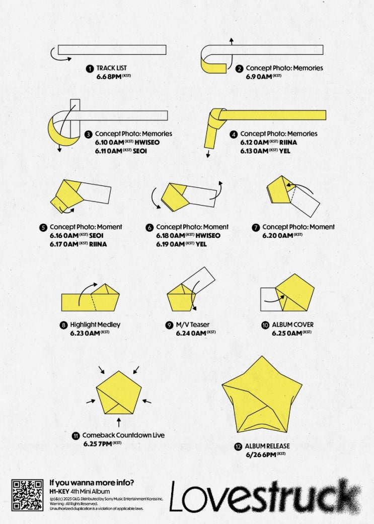 H1-KEY(<b>하이키</b>) 4th Mini Album 【<b>Lovestruck</b>】 Concept... 
