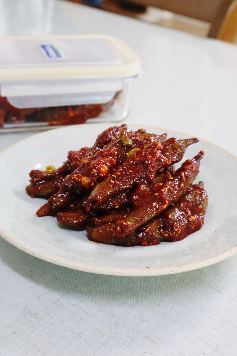 고추장아찌 고추장무침 여름반찬 밑반찬 장아찌무침만들기