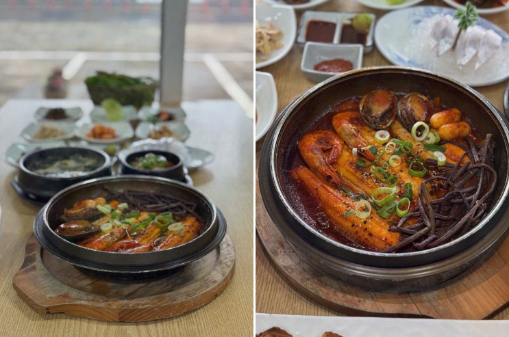  여유로운 바다 전망에서 즐기는 맛있는 제주도갈치조림과 함께한 특별한 시간