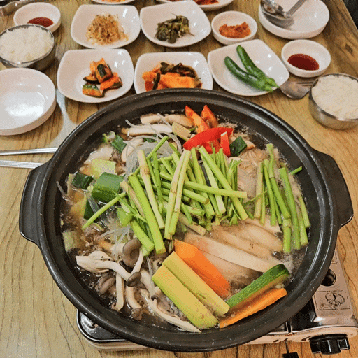  전주 덕진공원맛집 '풍경촌' 버섯소불고기전골 한식 백반 밥집