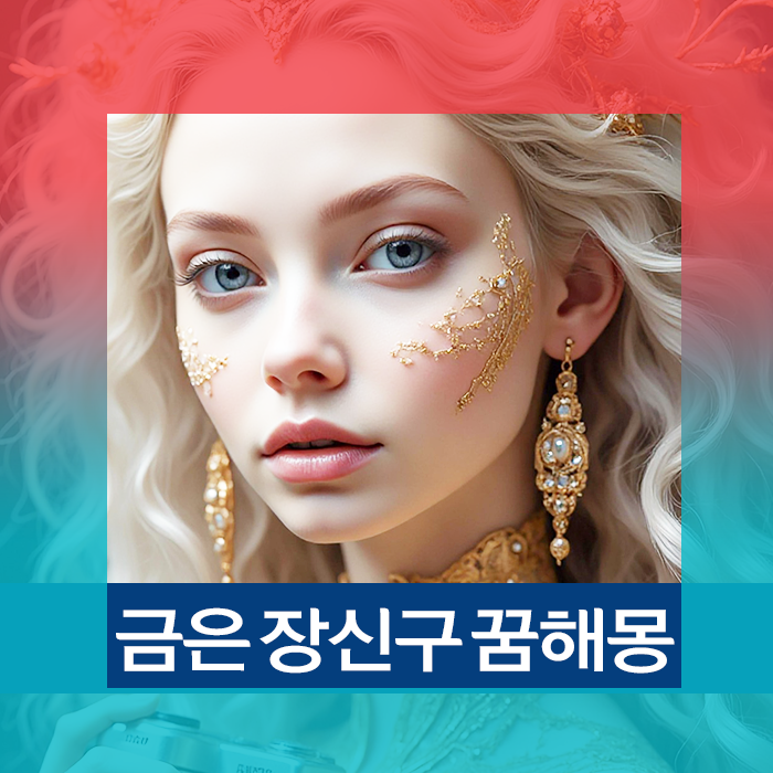 금은 장신구 액세서리 목걸이 귀걸이 꿈해몽 꿈해석