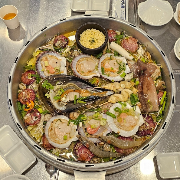  가락동맛집 갯벌의 조개
