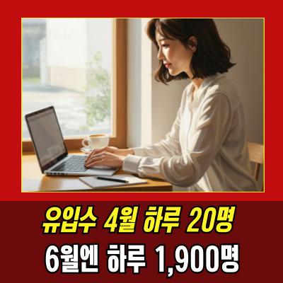  사회정치블로그, 유입은 어떻게 터지나? 하루 1,900명까지 직접 해본 전략