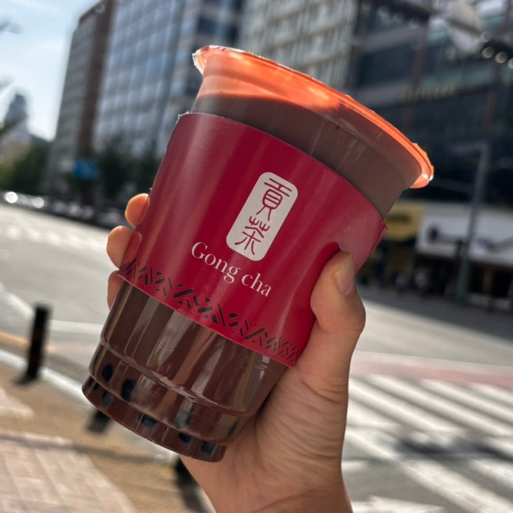  공차 초콜렛 밀크티_은근 잘 어울리는 초코와 펄의 조합 내돈내산 리뷰