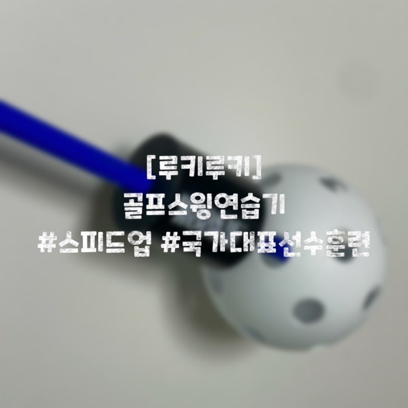 [제품후기] 루키루키｜스피드업 골프스윙연습기 실내 120cm 솔직후기｜비거리스피드업 국가....
