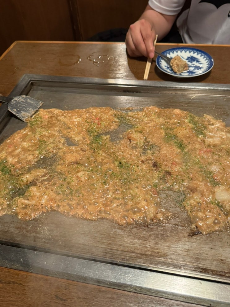  오사카 몬자야끼 맛집 모모쥬 방문 후기