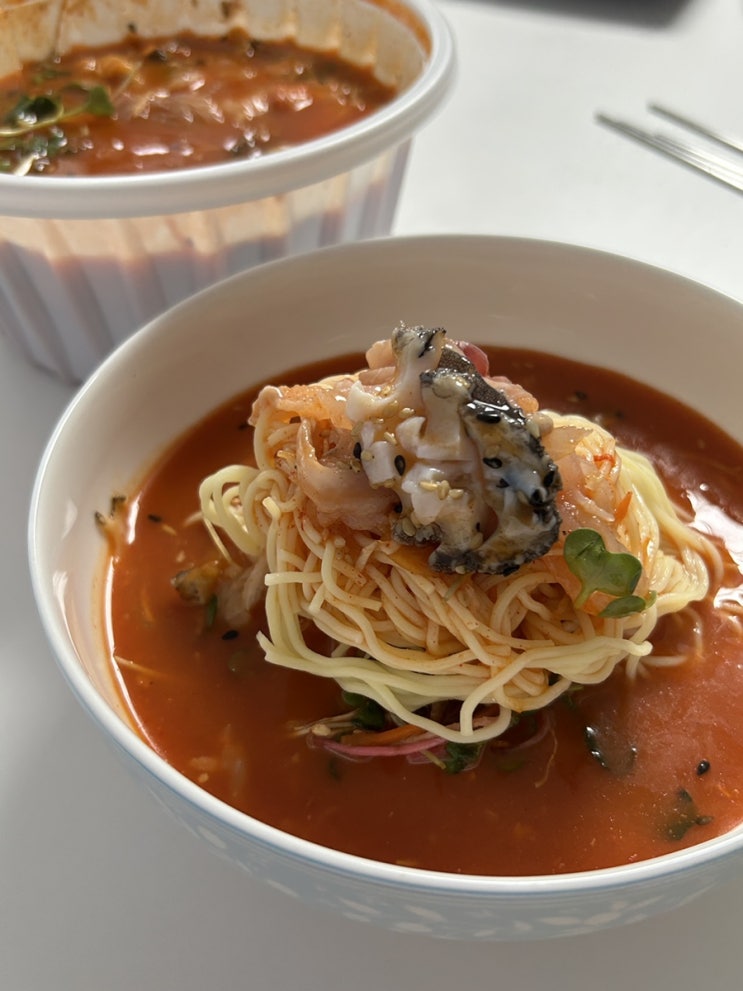  속초 고성 물회 맛집! 비치수산회센터 물회도 포장으로 즐겨요