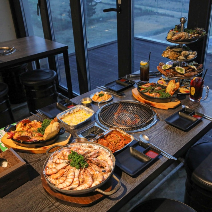  을왕리 조개구이 감성뷰 맛집 조개뷰 을왕본점 후기