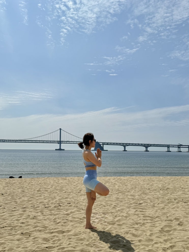  부산 바다 요가 2025 해양 치유 프로그램 해변 요가 후기